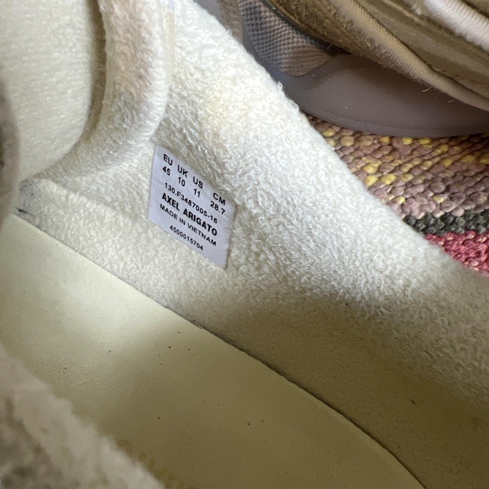 NEW SEASON Axel Arigato Farfetch Eris Suede Panel Sneaker Light Yellow Size 11 - Picture 10 of 10